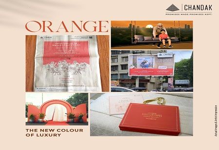 Chandak Vansham Showcases Bold Luxury in Orange Theme